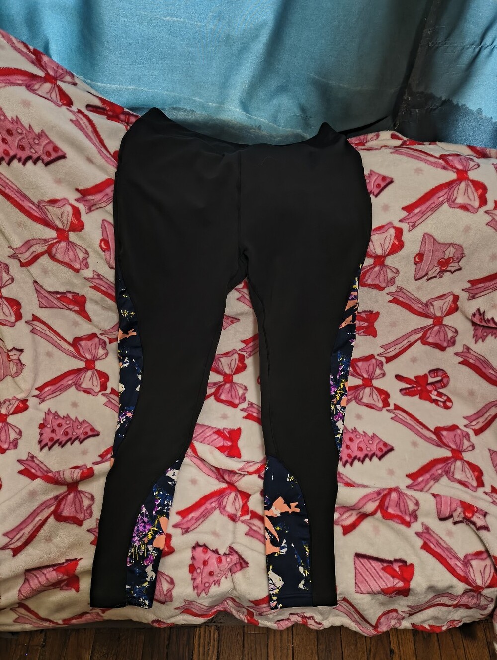 Bnwot Popfit Black Floral Pocket Leggings 2x